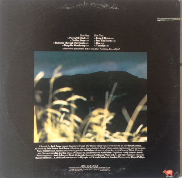 Jack Bruce - Out Of The Storm | RSO (SO 4805) - 2 Jack Bruce - Out Of The Storm | RSO (SO 4805) - 2