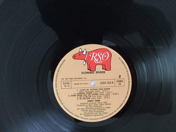 Andy Gibb - Flowing Rivers | RSO (23 94 183 A) - 3