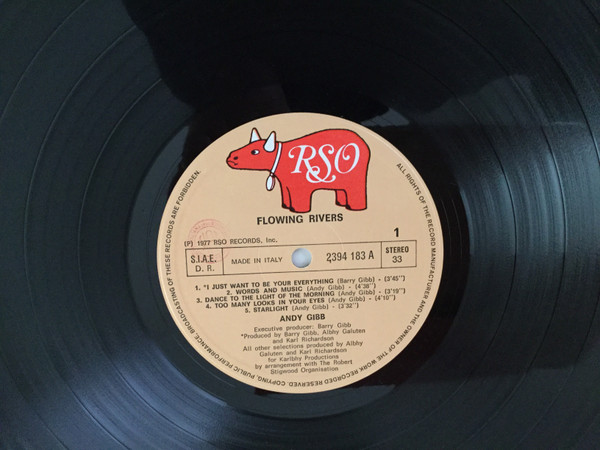 Andy Gibb - Flowing Rivers | RSO (23 94 183 A) - 4