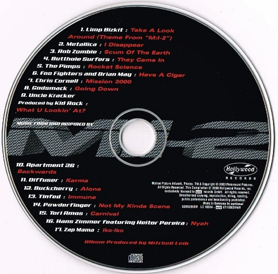 Various - Music From And Inspired By M:i-2 | Edel (0110302HWR) - 3 Various - Music From And Inspired By M:i-2 | Edel (0110302HWR) - 3