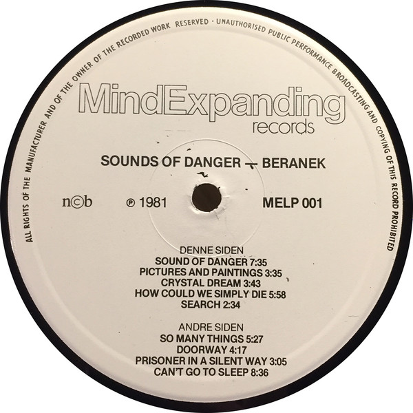 Beranek - Sound Of Danger | Mind Expanding Records (MELP 001) - 2 Beranek - Sound Of Danger | Mind Expanding Records (MELP 001) - 2
