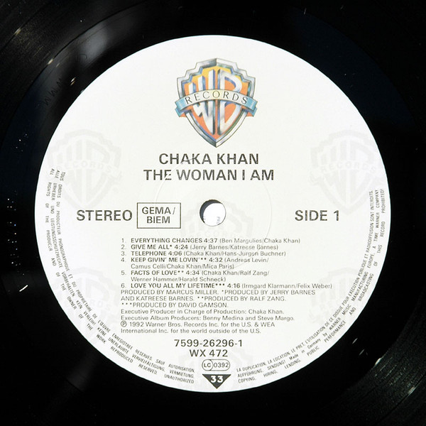 Chaka Khan - The Woman I Am | Warner Bros. Records (7599-26296-1) - 3 Chaka Khan - The Woman I Am | Warner Bros. Records (7599-26296-1) - 3