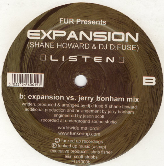 Expansion - Listen | Funked Up Recordings (FUR003b) - 2
