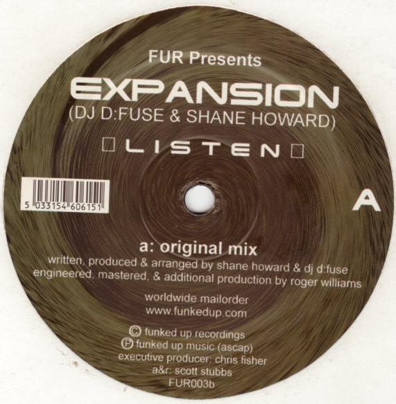 Expansion - Listen | Funked Up Recordings (FUR003b) - main