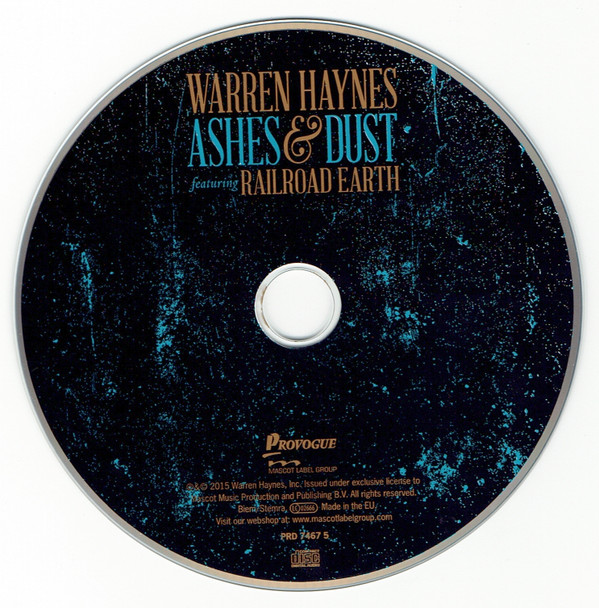 Warren Haynes Featuring Railroad Earth - Ashes & Dust | Provogue (PRD 7467 5) - 2