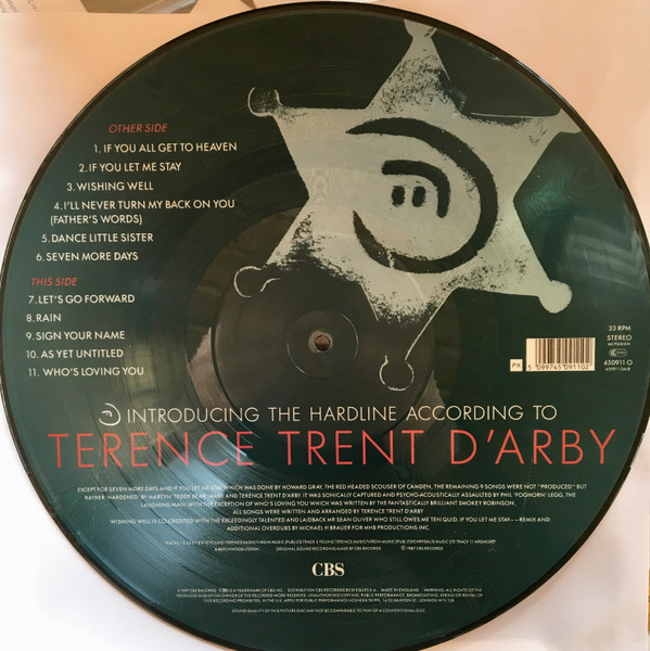 Terence Trent D'Arby - Introducing The Hardline According To Terence Trent D'Arby | CBS (450911 O) - 2