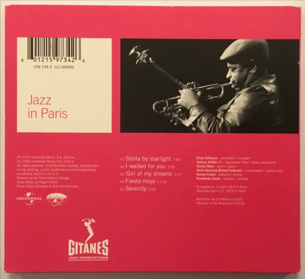 Dizzy Gillespie - The Giant | Gitanes Jazz Productions (159 734-2) - 2