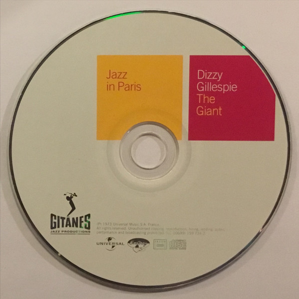 Dizzy Gillespie - The Giant | Gitanes Jazz Productions (159 734-2) - 3