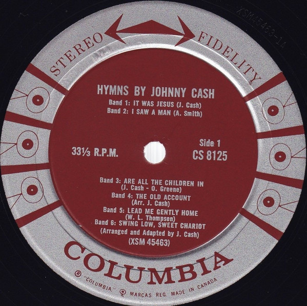 Johnny Cash - Hymns By Johnny Cash | Columbia (CS 8125) - 3