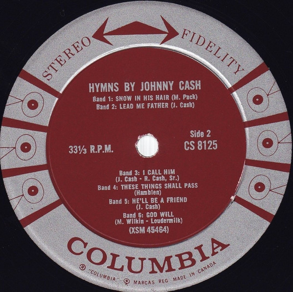 Johnny Cash - Hymns By Johnny Cash | Columbia (CS 8125) - 4