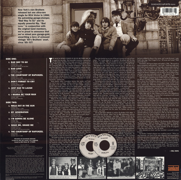 The Bruthers - Bad Way To Go | Sundazed Music (LP 5173) - 2 The Bruthers - Bad Way To Go | Sundazed Music (LP 5173) - 2