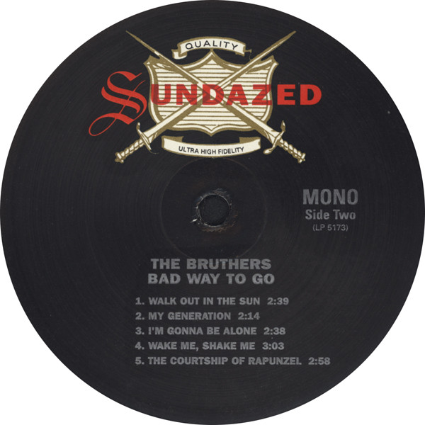 The Bruthers - Bad Way To Go | Sundazed Music (LP 5173) - 4 The Bruthers - Bad Way To Go | Sundazed Music (LP 5173) - 4