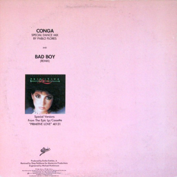 Miami Sound Machine - Conga / Bad Boy | Epic (12EXP-7139) - 2