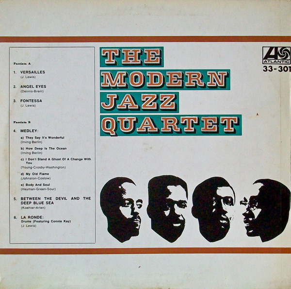 The Modern Jazz Quartet - The Modern Jazz Quartet | Atlantic (33-301) - 2 The Modern Jazz Quartet - The Modern Jazz Quartet | Atlantic (33-301) - 2