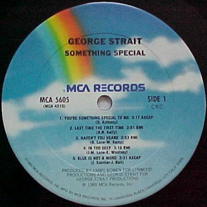 George Strait - Something Special | MCA Records (MCA-5605) - 3 George Strait - Something Special | MCA Records (MCA-5605) - 3
