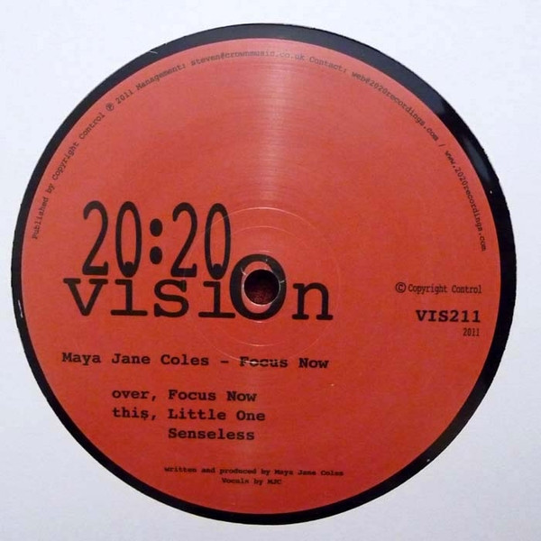 Maya Jane Coles - Focus Now | 20:20 Vision (VIS211R) - 2