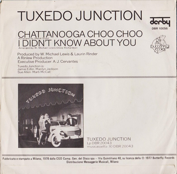 Tuxedo Junction - Chattanooga Choo Choo | Derby (DBR 10056) - 2