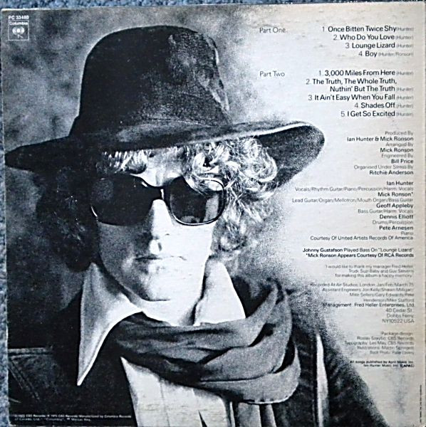 Ian Hunter - Ian Hunter | Columbia (PC 33480) - 2