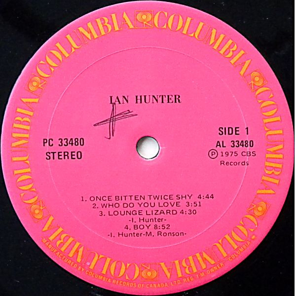 Ian Hunter - Ian Hunter | Columbia (PC 33480) - 3