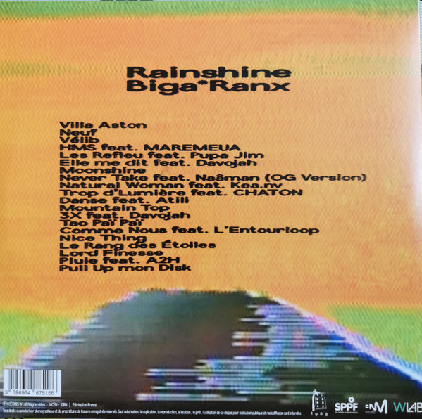 Biga Ranx - Rainshine | 1988 Records (3487516) - 2