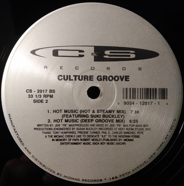 Culture Groove - Ilé (Home Is Home) | C & S Records (CS2017) - 2 Culture Groove - Ilé (Home Is Home) | C & S Records (CS2017) - 2