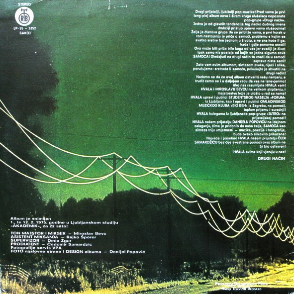 Drugi Način - Drugi Način | PGP RTB (LP 55-5252) - 4