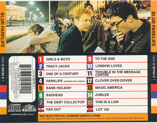 Blur - Parklife | Food (7243 8 29194 2 1) - 2