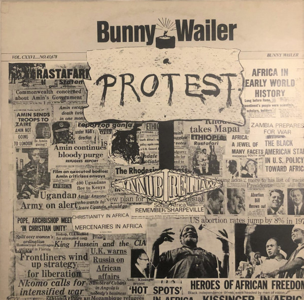 Bunny Wailer - Protest | Island Records (ILPS 9512) - main Bunny Wailer - Protest | Island Records (ILPS 9512) - main