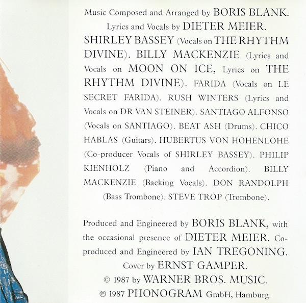 Yello - One Second | Mercury (830 956-2) - 4