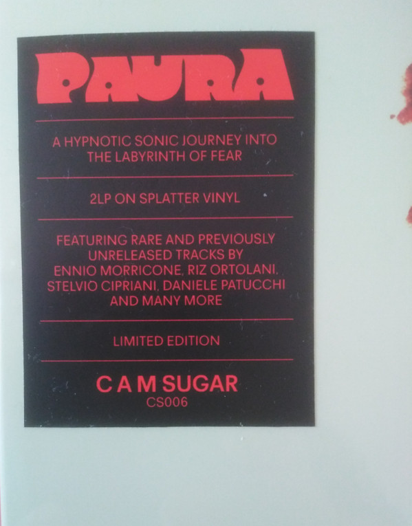 Various - Paura (A Collection Of Italian Horror Sounds From The Cam Sugar Archive) | Decca (CS006) - 2 Various - Paura (A Collection Of Italian Horror Sounds From The Cam Sugar Archive) | Decca (CS006) - 2