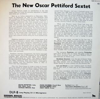 The New Oscar Pettiford Sextet - The New Oscar Pettiford Sextet | Original Jazz Classics (OJC-112) - 2 The New Oscar Pettiford Sextet - The New Oscar Pettiford Sextet | Original Jazz Classics (OJC-112) - 2