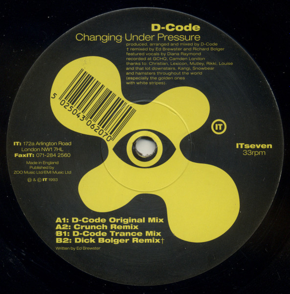 D-Code - Changing Under Pressure | IT (ITseven) - main