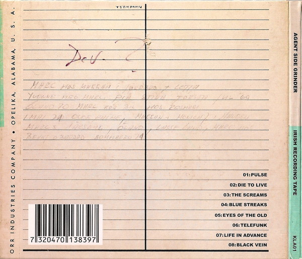 Agent Side Grinder - Irish Recording Tape | Klangarkivet (KLA01) - 4