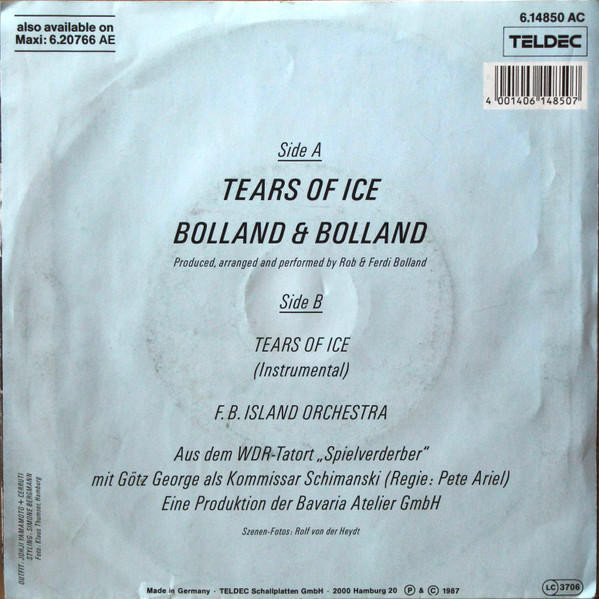 Bolland & Bolland - Tears Of Ice | TELDEC (6.14850)