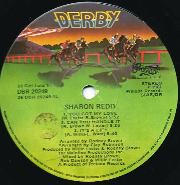 Sharon Redd - Sharon Redd | Derby (DBR 20249) - 3 Sharon Redd - Sharon Redd | Derby (DBR 20249) - 3