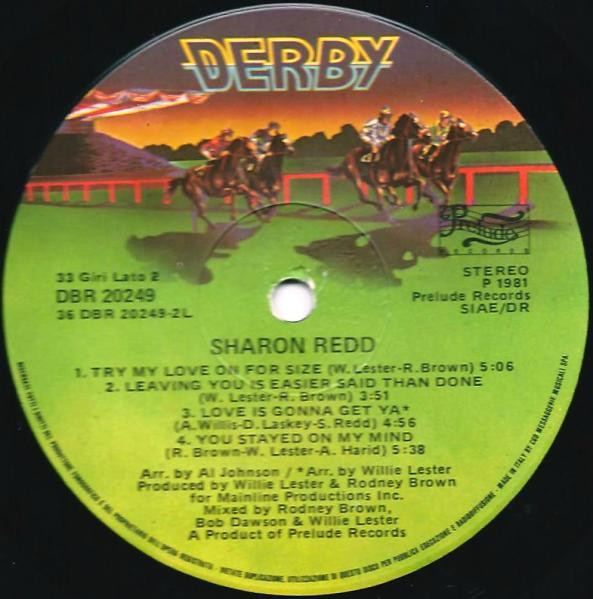 Sharon Redd - Sharon Redd | Derby (DBR 20249) - 4 Sharon Redd - Sharon Redd | Derby (DBR 20249) - 4