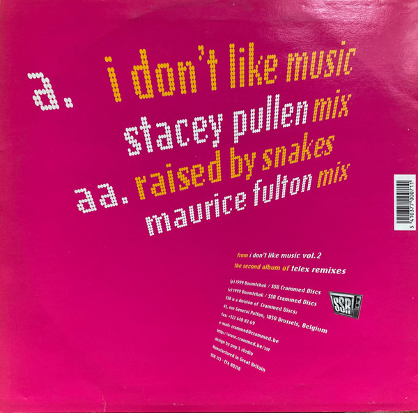 Telex - Snakes & Music | SSR Records (SSR 213) - 2 Telex - Snakes & Music | SSR Records (SSR 213) - 2
