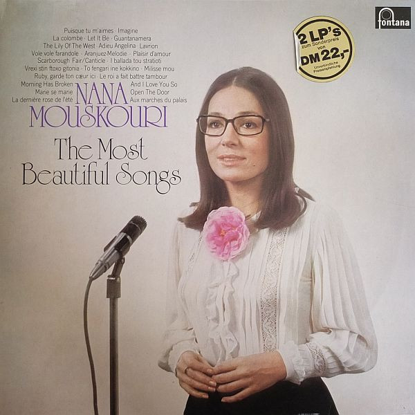 Nana Mouskouri - The Most Beautiful Songs | Fontana (6620 102) - main Nana Mouskouri - The Most Beautiful Songs | Fontana (6620 102) - main