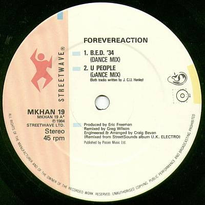 Forevereaction - B.E.D. '34 / U People | Streetwave (MKHAN 19)