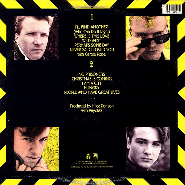 Payola$ - Hammer On A Drum | A&M Records (SP6-4958) - 2 Payola$ - Hammer On A Drum | A&M Records (SP6-4958) - 2