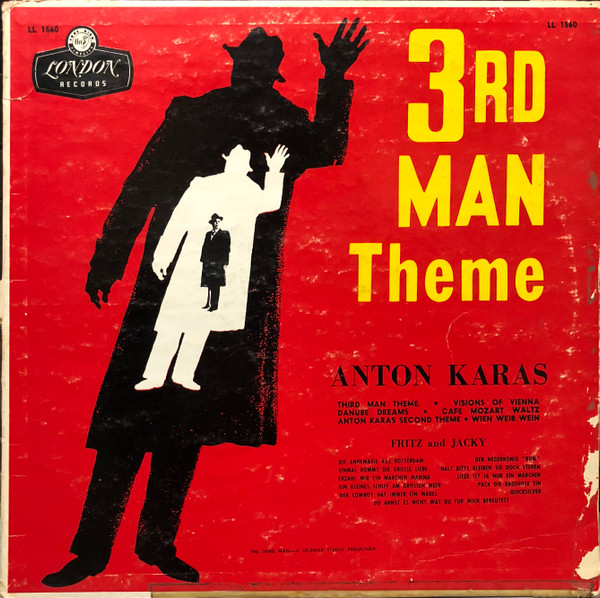 Anton Karas and Fritz & Jacky - 3rd Man Theme | London Records (LL 1560) - main Anton Karas and Fritz & Jacky - 3rd Man Theme | London Records (LL 1560) - main