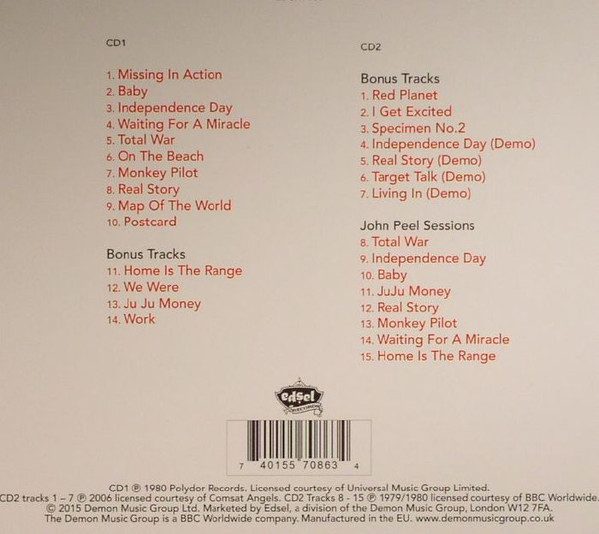 The Comsat Angels - Waiting For A Miracle CD | Edsel Records (EDSK 7086) - 3 The Comsat Angels - Waiting For A Miracle CD | Edsel Records (EDSK 7086) - 3