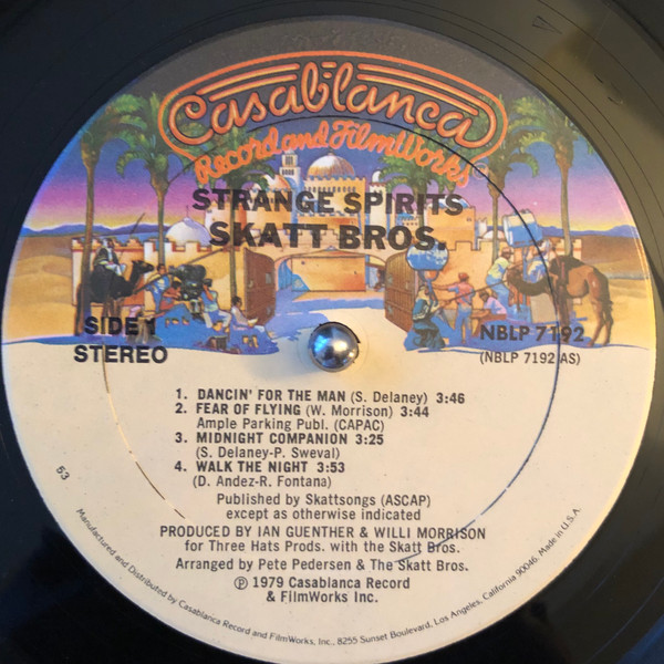 Skatt Bros. - Strange Spirits | Casablanca (NBLP 7192) - 3