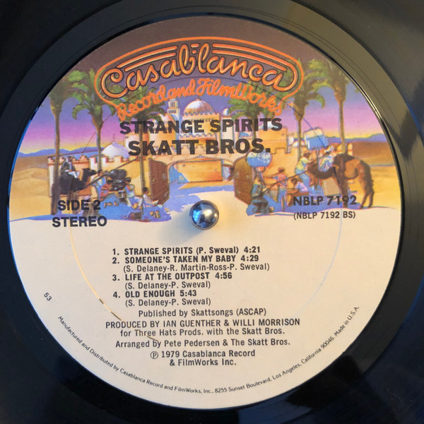 Skatt Bros. - Strange Spirits | Casablanca (NBLP 7192) - 4