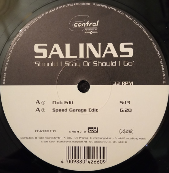 Salinas - Should I Stay Or Should I Go | Control (0042660 CON) - 2