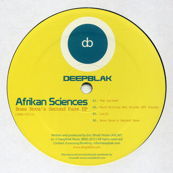 Afrikan Sciences - Boss Nova's Second Pass EP | Deepblak (DBR-V013)
