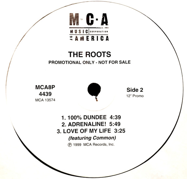 The Roots - Come Alive (Clean Album Sampler) | MCA Records (MCA8P-4439) - 2 The Roots - Come Alive (Clean Album Sampler) | MCA Records (MCA8P-4439) - 2
