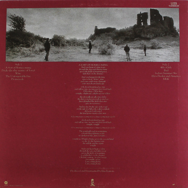 U2 - The Unforgettable Fire | Island Records (U25) - 2 U2 - The Unforgettable Fire | Island Records (U25) - 2