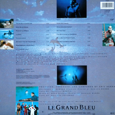 Eric Serra - Le Grand Bleu (Bande Originale Du Film) | Virgin (209 188) - 2