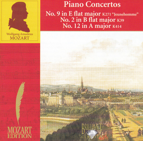 Wolfgang Amadeus Mozart - Piano Concertos No. 9 In E Flat Major K271 "Jeunehomme" / No. 2 In B Flat Major K39 / No. 12 In A Major K414 | Brilliant Classics (99720/5) - main